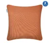 Almohada Fabritonesthrow cubiertas de 2 cuadros de 18x18 pulgadas de decoración de naranja cubierta de bordado para el sofá sofá