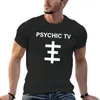 Herrpolos psykisk TV-t-shirt rolig t-shirt anpassad man kläder anime skjortor