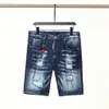 mens short jeans straight holes tight denim pants casual blue summer italy style Jeans jeans designer jeans mens hippop Embroidery Slim streetwear wholesale mens