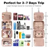 Aufbewahrungstaschen tragbare wasserdichte Make -up -Beutel -Toilettenorganisator Kosmetische Outdoor -Reisen Frauen Mädchen Personal Hygiene Schönheit Make -up -Hülle