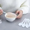 Disposable Flatware Mini Spoon Home Kitchen Clear Plastic Soup Cupons Toons For Jelly Ice Cream Dessert Apatetiz