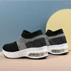 Casual Shoes Women's Vulcanized High Quality Cushioned Sneakers Flat Loafers XL 42 Socks