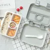 Dinnerware Portable Lunch Box Bento Free Picnic Container For Kids Sealed Salad Outdoor Camping Tableware