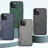 Magnetic Leather Case For iPhone 15 14 13 12 11 XS Pro Max 7 8 Plus Samsung S24 S23 S22 Ultra Plus Luxury Sheepskin Matte Slim Back Cover