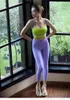 Leggings femminile da donna Sports Bras Yoga Top Top Gest ad alta shock palestra rapida che corre in biancheria intima da donna con un abbigliamento sportivo senza cuciture