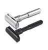 Full Zinc Alloy Safety Razor for Men Adjustable 16 Files Close Shaving Classic Double Edge Razors 1 Holder 5 Blades6874910