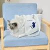 猫のキャリア犬キャリアバックパックとスリングハンズフリーリバーシブルペットバッグ子犬の小さな犬のための猫猫調整可能なドローストリング