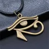 Colliers de pendentif 1pcs Eye of Horus bijoux sur le cou accessoires de bricolage fabriquant en longueur de chaîne 45 4cm