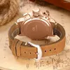 Montres-bracelets montres automatiques pour hommes mécaniques auto-vent authentique cuir multifonction date de bateau mois