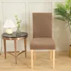 Couvre-chaises Géométrie Épaississement Modèle Stretch Rovible Couverture de siège élastique Utilisé pour le bureau de cuisine de la fête de mariage 1pcs