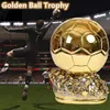 15cm Spherical European Football Trophy Souvenir Champion Player Award Football Fan Decoration Handicraft for Home Office 240411