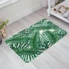 Carpets Tropical Jungle Palm Leaf Green Plant Kitchen Doormat Bedroom Bath Floor Carpet House Hold Door Mat Area Rugs Home Decor