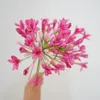 Fleurs décoratives style européen utile de haute qualité artificiel agapanthus fleur portable fausse largement utilisée pour le salon