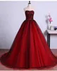 Vintage Red Black Gothic Wedding Dresses Sweetheart Lace Tulle Corset 1950 -talet Färgglada brudklänningar Non White Wedding Gown Robe de M6167327