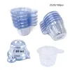 Paignes jetables Paies 25-100pcs 40 ml Dispensateur en silicone en silicone en silicone