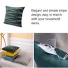 Pillow Inyahome Set Of 2 Silver Stripe Velvet Throw Covers Case Luxury Modern Pillowcases For Bed Sofa Couch Car Chair