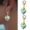 Dangle Earrings Punk Vintage Heart Shape Drop Ear Jewelry Fashion Party Alloy Material Gift For Women Girlfriends