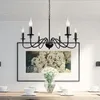 Chandeliers American Retro Chandelier Minimalist Restaurant Foyer Bedroom Lighting