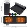 Carpets 198 62mm USB Heating Sleeping Mat 7 Zones Adjustable Temperature Electric Heated Pad For Outdoor Camping Tent