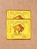 Andra konst och hantverk 1oz 24k Gold Plated United States Buffalo Gold Bar Bullion Coin Collection2792085