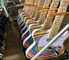 In stock Shop Custom Rainbow Rainbow Bullseye Electric Guitar Humbucker Pickup Sunters vintage Spedisce Hardware Ship Out Inectetel9008557