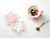 Tafelmatten 1 stks Japan Style Cherry Blossom Heat isolatiemat Familie Kantoor Anti-Skid Tea Cup Melk Mok Coffee SN3720