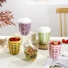 Storage Bottles Double-Layer Fruit Salad Cup Yogurt Leak-proof With Fork Drain Fresh Box Portable Fresh-Keeping Picnic