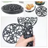 TABLEAU MATS 3 PCS TRIPOD PAD SILICONE PAN COUPES DE MATS POUR POTS POT POT NON Stick Plat Silice Gel Holders Kitchen