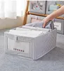 Laundry Bags Foldable Underwear Storage Box Non Woven Clothing Ogranizer For Quilts Toys Quilt Wardrobe Drawer Container