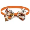 Собачья одежда Pet Bowties Bowknot в стиле Хэллоуин собаки для маленьких кошачьих праздничных аксессуаров принадлежности