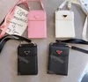 Enkele kisten PU Leather Handtas Mini Universal 7inch telefoontas Kaart Wallet Purse Women Crossbody Pouch voor iPhone Samsung3092184