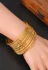 entièrement super 24k Gold Femmes Gold Big Dubai Bride Wedding Ethiopian Bracelet Africa Bangle Bleans Arab Charmgirls India Gifts7050423