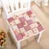 Pillow 1pc Pastoral Style Printing Flower Cotton Seat Sofa Car Mat Home Kitchen Chair Sit Pad Pillows Winter