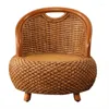 Pillow Japanese Rattan Tatami Back Futon Lazy Chair Balcony Living Room Sofa Stool Seat