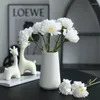 装飾的な花10pcs/lot家庭用装飾のための人工花束ウェディングデコレーションクラフト花花粉diyアクセサリーlsaf032