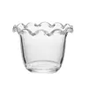 Bols Bol de dessert à rayures en dentelle épaissis de la salade de fruits en verre transparent cubilose beau motif ondulé de sucre 1pc