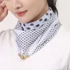 Écharpes de mode Fashion Maigne Boucle Neckerchief Floral Print Square Skinny Skinny Band Band Collier de sac de bracelet Hands Accessor