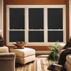 Adesivi per finestre PVC Black Sticker Black Electrostatic Matte Total Blackout Block Privacy Film Tinta Films Glass Glass