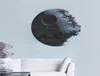 Zooyoo War Death Star Art Wall Sticker vardagsrum sovrum 3D Heminredning klistermärke avtagbara väggklistermärken för barnrum4293109