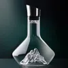 1500 ml iceberg Decanter Creative Lead-Free Crystal Material Luxury Highend Home Red Wine Vins Distributeur Pot 240407