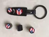 1set Puerto Rico Flag skórzana klamra klosza zaworu zaworu oponowego zawór zaworu oponowy trzpień osłony powietrza Caps CapeSpqqneq2000126791512