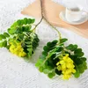 Fleurs décoratives jaune artificiel Sophora Flower Home Decoration Pographie de mariage