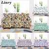 Chair Covers Stretch Sofa Cover Feather Pattern All-inclusive Slip-resistant Elastic Couch 1/2/3/4-Seat Slipcover For Living Room Decor