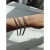 2024 New S Sterling Moisanite Zircon Chain Tennis Chain Chain Bracelet Collier Bijoux For Women Girl Gift Party Tail