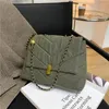 Torba duża crossbody vintage 2024 Wysokiej jakości płótno designerskie torebki pojemność łańcucha łańcucha posłańca na ramię