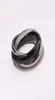 Serie Trinity Ring Made di titanio in acciaio tricolore band vintage gioielli reproduzioni ufficiali retrò squisite dono adita7053181