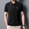 Heren Polo Shirt Designer T Shirts Nieuwe trend Men Rapel Borduurde vaste kleur gestreepte revers merk Korte mouw Polo's Shirts zomer luxe comfortabel ademende tee