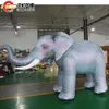 8 m długości (26 stóp) z dmuchawą na świeżym powietrzu Reklama Biała nadmuchiwana giganta słonia nadmuchiwana różowa słonia dekoracyjna maskotka do dekoracji