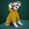Hundekleidung Haustier Regenmantelhunde All-inclusive vierbeinige wasserdichte Poncho Reflektierende winddichte Mantel Teddy Pommeranische Jacke Kleidung