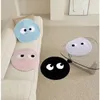 Carpets Cartoon Style Cute Round Small Floor Mat Soft Absorbent Flocking Ground Mats Non-Slip Machine Washable Home Bathroom